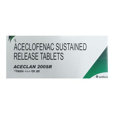 ACECLAN SR 200mg Tablet 10's - Pain relief-Nsa