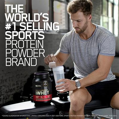 Optimum Nutrition (ON) 100% Whey Gold Standard Powder - Extreme Milk Chocolate 5 lb - Whey Proteins