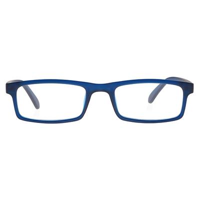 Klar Eye Rectangle Full Rim K-3021 Reading Glass - Blue, 3 Power - Men Eyeglasses