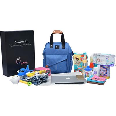 R for Rabbit Caramello Delight Diaper Bag - Sky Blue - Diapers & Wipes