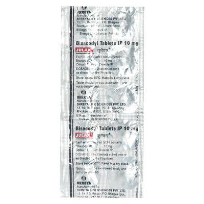 Julax Tablet 10'S - Constipation-Lax