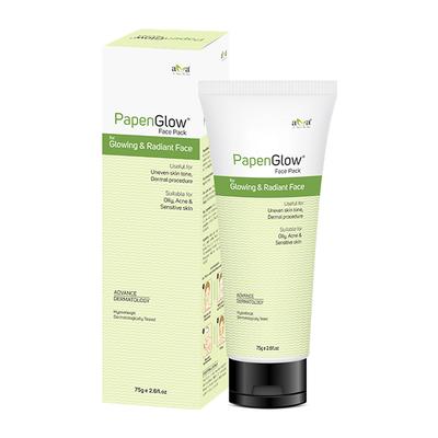 Vegetal PapenGlow Face Pack for Oily, Acne & Sensitive Skin 75 gm - Face Packs