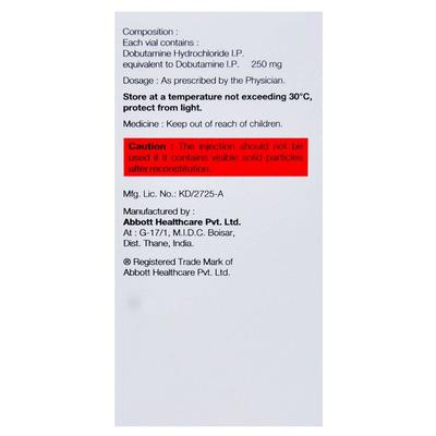 Dobutrex 250mg Injection 1's - Heart Failure-Car