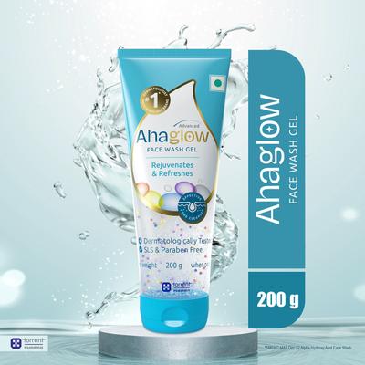 AHAGLOW ADVANCED FACE WASH Gel 200gm - Face Wash & Cleansers