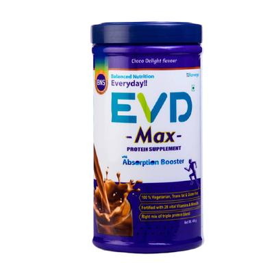 EVD MAX CHOCO DELIGHT FLAVOUR Powder 400gm - Supplements-Sup