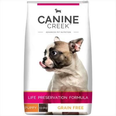 Canine Creek Puppy Dry Dog Food, Ultra Premium - 12.5kg (+1kg Extra Free Inside) 13500 gm - Petfood