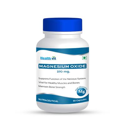 HealthVit Magnesium Oxide 400 mg Capsule 60's - Calcium And Minerals