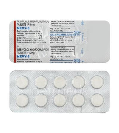 Nevy 5mg Tablet 10'S - Hypertension-Bet