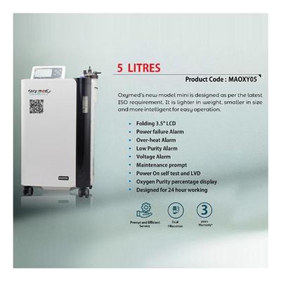 Oxymed Mini Oxygen Concentrator (MAOXY05) 5 Litre - Respiratory Care