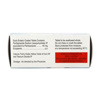 Panum 40mg Tablet 10'S - Ulcer/Reflux/Flatulence-Aaa