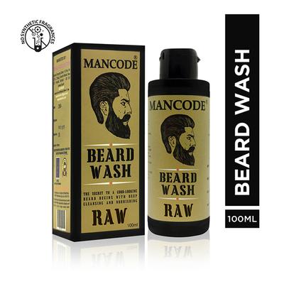 Mancode Beard Wash Gel - Raw 100 ml - Beard Wash