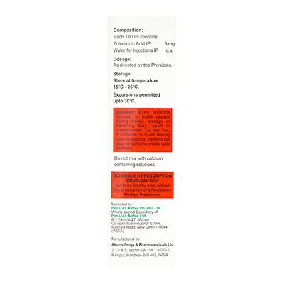 Vacosteo 5mg Infusion 100ml - Bone Metabolism-Age