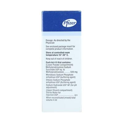 Solu Medrol 500mg Injection 4ml - Hormonal Therapy-Cor