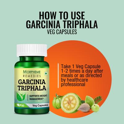 Morpheme Remedies Garcinia Triphala - 500mg Extract 60's - Herbal Dietary Supplement