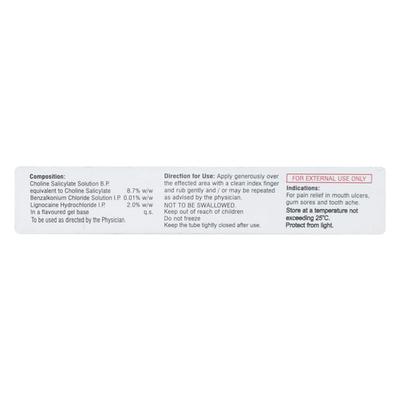 Dentacain Gel 10gm - Oral Care - P-Mou