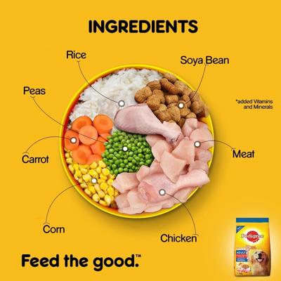 Pedigree Adult Chicken & Vegetables 1200 gm - Petfood