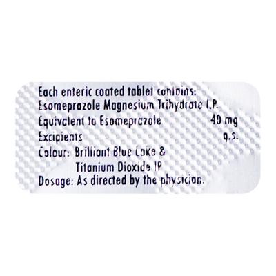 ESMETRU 40 Tablet 10's - Ulcer/Reflux/Flatulence-Aaa