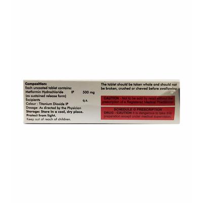 ISMET SR 500 Tablet 10's - Diabetes-Ant