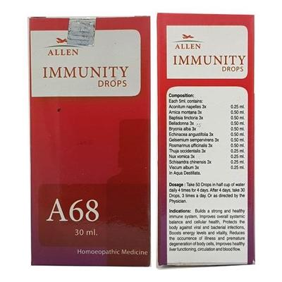 Allen A68 Immunity Drops 30 ml - Homeopathic Drops