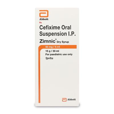 Zimnic Dry Syrup 30ml - Bacterial Infections-Cep