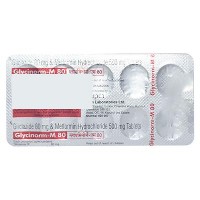 Glycinorm M 80mg Tablet 10'S - Diabetes-Ant