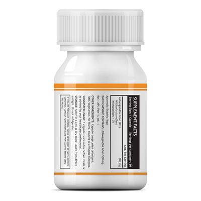 INLIFE Ashwagandha Ghan Capsules 60's - Ashwagandha