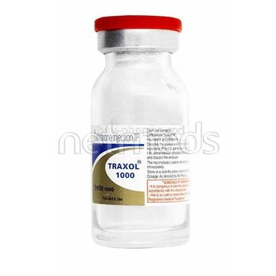 Traxol 1000mg Injection 1's - Bacterial Infections-Cep