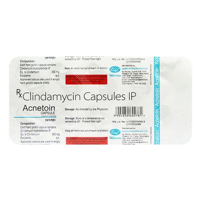 Acnetoin 20mg Capsule 10'S - Acne-Acn