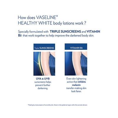 Vaseline Healthy White Lightening Body Lotion 40 ml - Lotions & Creams