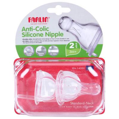 Farlin Anti-Colic Silicon Nipple M 1's - Breast Feeding Tools