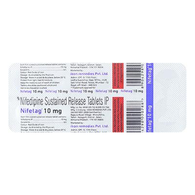 NIFETAG 10 Tablet 10's - Hypertension-Cal