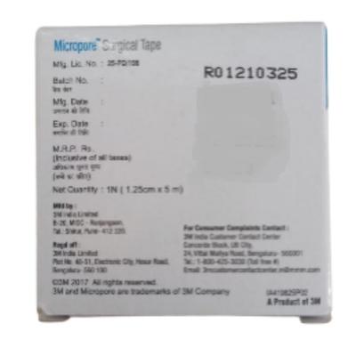 3M Micropore Adhesive Surgical Tape - (1.25 cm x 5 m) (1530-S-0) 1's - Bandages & Dressings