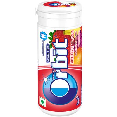 Wrigley's Orbit Chewing Gum (Sugar Free) - Mixed Fruit 22gm - Nutritional Bars