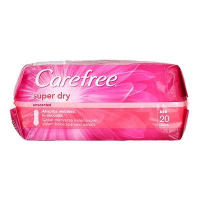 Carefree Super Dry Panty Liners (Regular) 20's - Panty Liners
