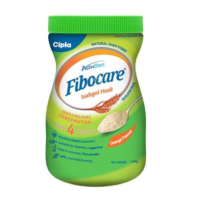 Cipla ActivStart Fibocare Powder - Orange 100 gm - Nutritional Supplement