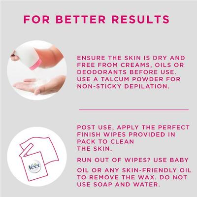 Veet Full Body Waxing Kit - Sensitive Skin Strips 20's - Shaving & Hair Removal