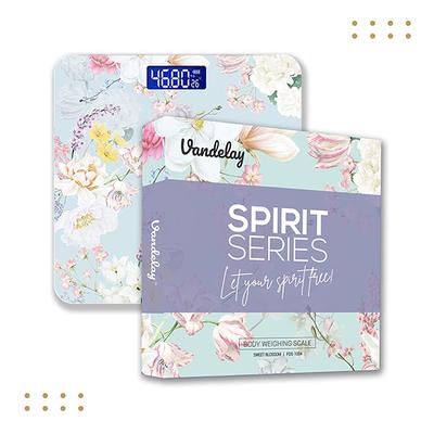 Vandelay Spirit Series Body Weighing Scale - Sweet Blossom - Health Monitoring Devices