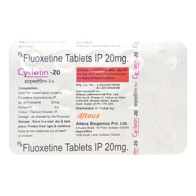 CYCLOTIN 20 Tablet 15's - Depression-Ant