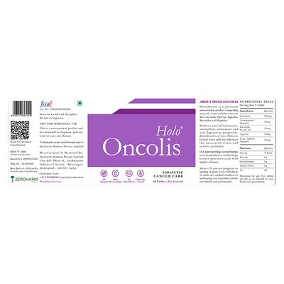 Zeroharm Holo Oncolis Tablet 60's - Herbal Dietary Supplement