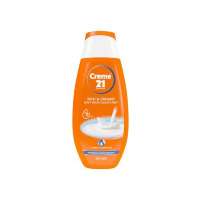 Creme 21 Rich & Creamy Body Wash - Vitamin E & Almond Oil 250 ml - Baby Body Wash