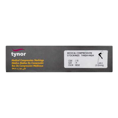 Tynor Medical Compression Stocking Thigh High Class 2 - Beige (M) 1's - Knee/Ankle/Leg/Foot Supports