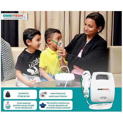 Ambitech Portable Compressor Nebulizer Machine for Adults & Kids - Nebulizer & Vaporizer