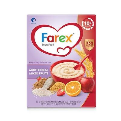 Farex Baby Food (10+ months) - Multi Cereal Mixed Fruits 300 gm (Refill) - Baby And Infant Supplements
