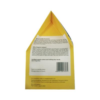 Lemme Be Biodegradable Organic Tampons 15's + Panty Liners 10's - Combo Pack - Tampons