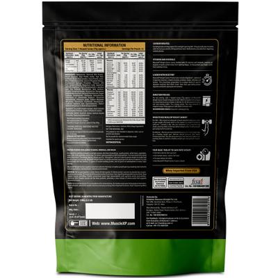 MuscleXP Weight Gainer Protein Powder - Double Chocolate 1 kg - Workout Essentials