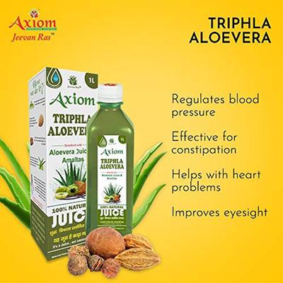 Axiom Triphla Aloevera Juice 500 ml - Ayurvedic Juices