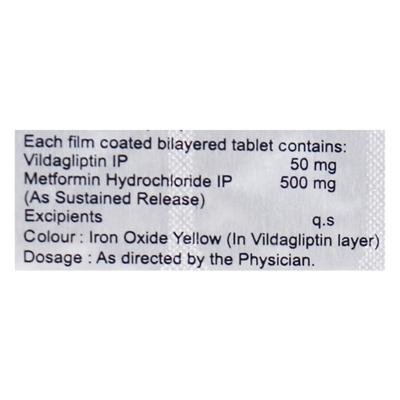 VILDANEX M SR Tablet 15's - Diabetes-Ant