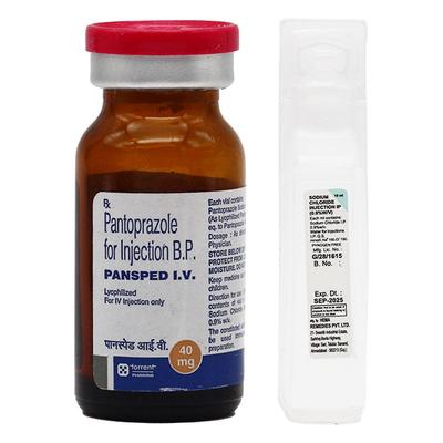 PANSPED IV 40mg Injection 1's - Ulcer/Reflux/Flatulence-Aaa