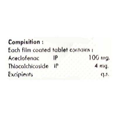 ACLORIS MR Tablet 10's - Pain relief-Nsa
