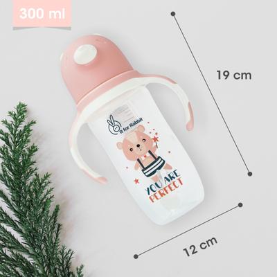 R for Rabbit Baloo Baby Straw Sipper 300 ml - Pink - Pacifiers & Teethers
